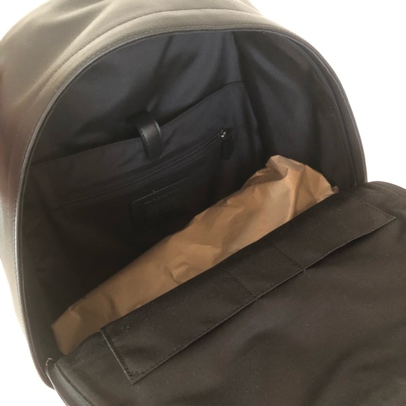 COACH Charles Blue/Multicolor Camo Print Backpack - Picture 5 of 8